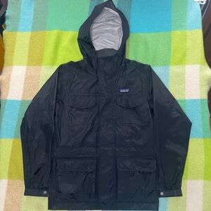 Patagonia Men's Torrentshell Full Zip Black Rain Parka Jacket